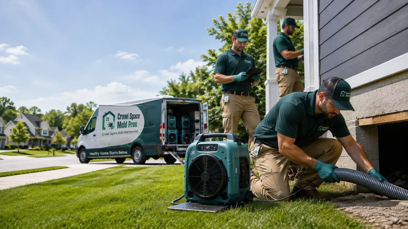 Crawl Space Mold Removal in Saint John, WA